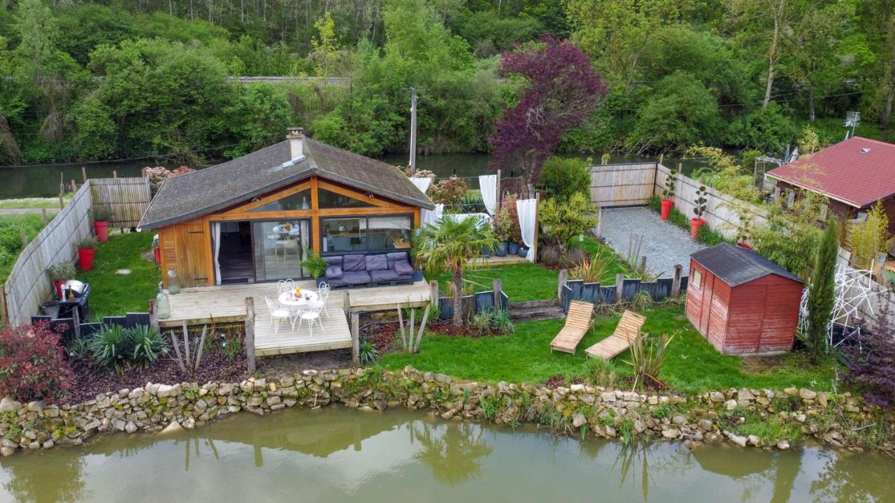 Kaebane 85, Lodge Avec Spa Au Bord De L'Eau Prouilly Exterior photo